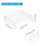 PATIKIL 30-Hole Acrylic Test Tube Rack for Labs