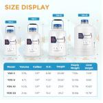 10L Liquid Nitrogen Tank with Carry Bag
