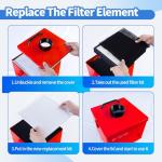 Solder Fume Extractor Replacement Filters