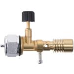 Brass Bunsen Burner with Adjustable Gas Flow