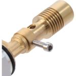 Brass Bunsen Burner with Adjustable Gas Flow