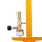 Brass Bunsen Burner with Adjustable Gas Flow