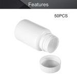 50 Pcs 80ml Plastic Reagent Storage Bottles