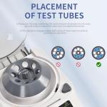 LACHOI Mini Centrifuge for Microtubes and PCR Strips