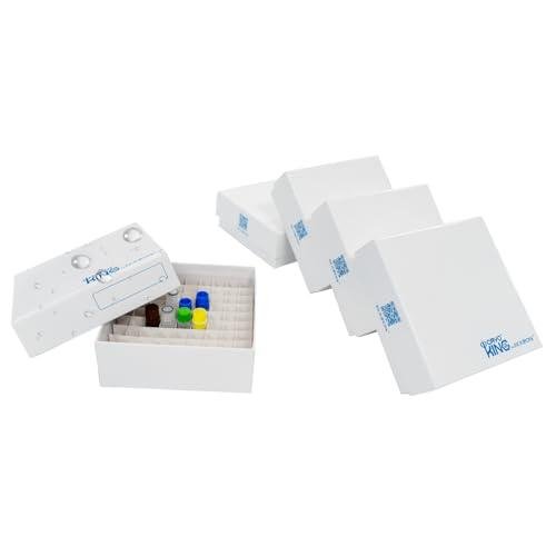 CryoKing Plastic Coated Lab Freezer Box, 81-Well