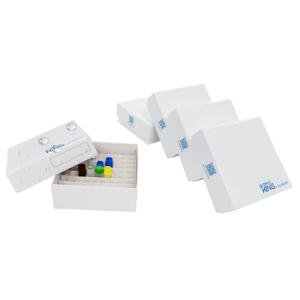 CryoKing Plastic Coated Lab Freezer Box, 81-Well