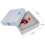 CryoKing Plastic Coated Lab Freezer Box, 81-Well