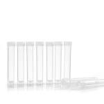 10pcs 10ml Plastic Test Tubes with Caps