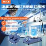 VEVOR Magnetic Stirrer Hot Plate with Stir Bars