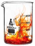 EISCO Premium Low Form 250 mL Beakers, 12 Pack