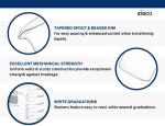 EISCO Premium Low Form 250 mL Beakers, 12 Pack