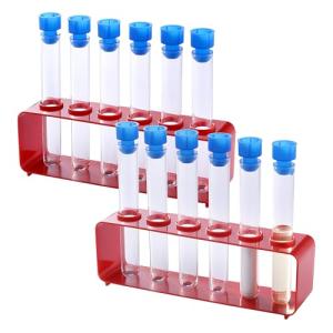 Plastic Test Tube Rack Set with Caps