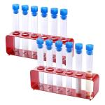 Plastic Test Tube Rack Set with Caps