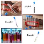 Plastic Test Tube Rack Set with Caps