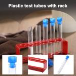 Plastic Test Tube Rack Set with Caps