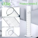 2 Pack 500ml Glass Graduated Cylinders Set