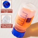 250ml Clear Plastic Reagent Bottle with Cap