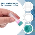 PATIKIL 0.5mL Plastic Cryogenic Vials, 36-Pack