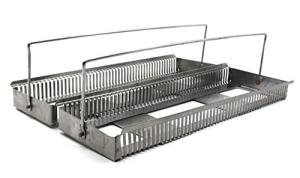 EISCO Aluminum Slide Staining Rack for 100 Slides