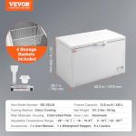 VEVOR 12.8 Cu.ft Commercial Chest Freezer with Baskets