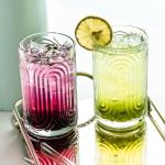 Vintage Art Deco Set of 6 Cocktail Glasses