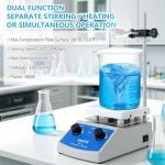 Magnetic Stirrer Hot Plate with Stir Bar 180W