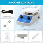Magnetic Stirrer Hot Plate with Stir Bar 180W