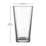 Glaver's 10 Highball Glass Set, 480 ml