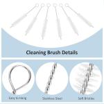 6 Pack Glass Funnels with Brushes - 14mm