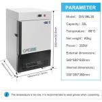 30L Ultra-Low Temperature Lab Freezer -86℃