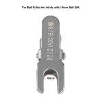 StonyLab Stainless Steel Spherical Joint Clamp 12