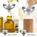 Nomatox Stainless Steel Funnel Set for Spices
