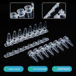 0.2ml PCR Tube Strips - 200 Flat Caps