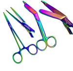 German Lister Bandage Scissors and Hemostat Forceps Set