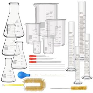 23-Piece Lab Glassware Set for Chemistry