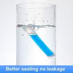 10pcs 10ml Plastic Test Tubes with Caps