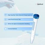 Polypropylene Conical Centrifuge Tubes – 15ml (100pcs)
