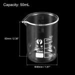 50ml Borosilicate Glass Beaker Set with Spout