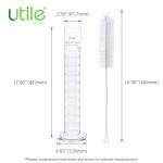 1000ml Glass Graduated Cylinder Set with Brush