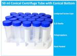 50 ml Leakproof Conical Centrifuge Tubes (25 Pack)