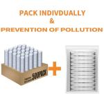 500 Sterile Plastic Petri Dishes with Vents