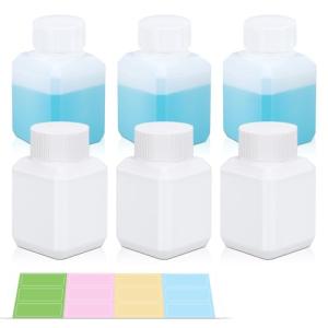 UMETASS 1oz Leak-Proof Plastic Bottles, 6 Pack