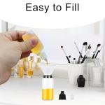 Small 15ML Plastic Squeeze Dropper Bottles - 50 Pack
