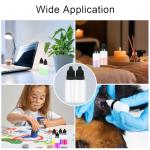 Small 15ML Plastic Squeeze Dropper Bottles - 50 Pack