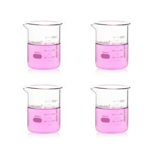 Set of 4 Upgraded 500ml Glass Beakers
