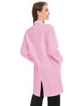 Professional Lab Coat with Snap Closure and Pockets