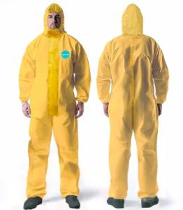 Andes Chemical Protection Coveralls with Hood and Elastic Wrists