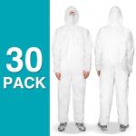 FURWEY Disposable Hazmat Suits - 30 Pack