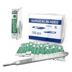Sterile Carbon Steel Blades #10 with Scalpel Handle