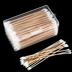300 Pack 6-Inch Wooden Handle Cleaning Swabs